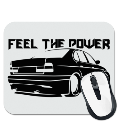 

Коврик для мыши Feel the power (Почувствуй мощь)