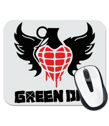 

Коврик для мыши Green Day Wings