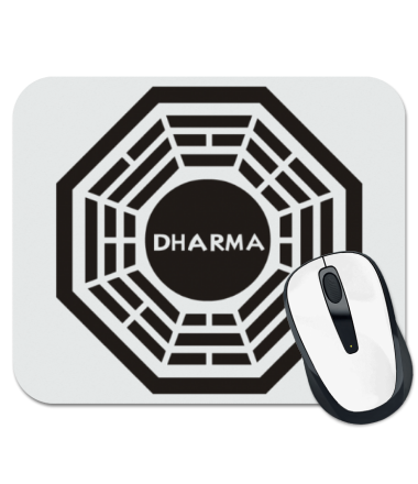 

Коврик для мыши Dharma logo (lost)