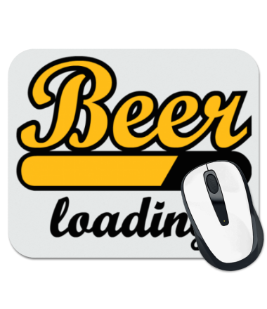 

Коврик для мыши Beer Loading