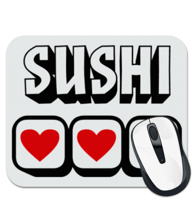 

Коврик для мыши Sushi Love