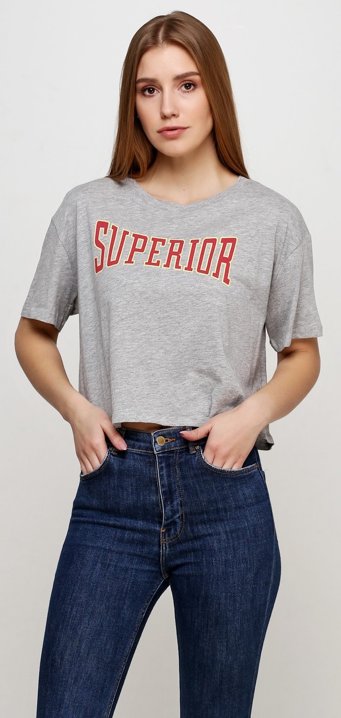 

Футболка H&M 3hm01120210 L Серая