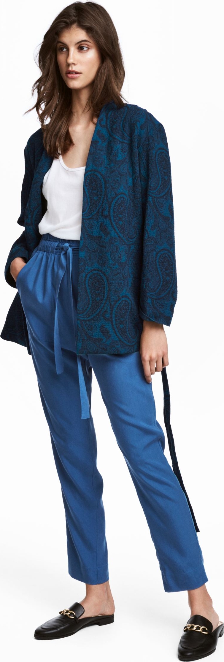 

Брюки H&M 3hm04440041 40 170/76A Синие