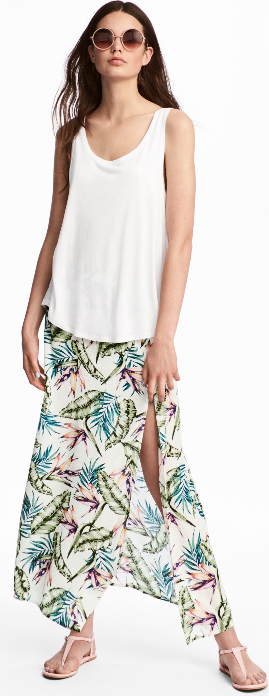

Юбка H&M 3hm08110160 40 Белая