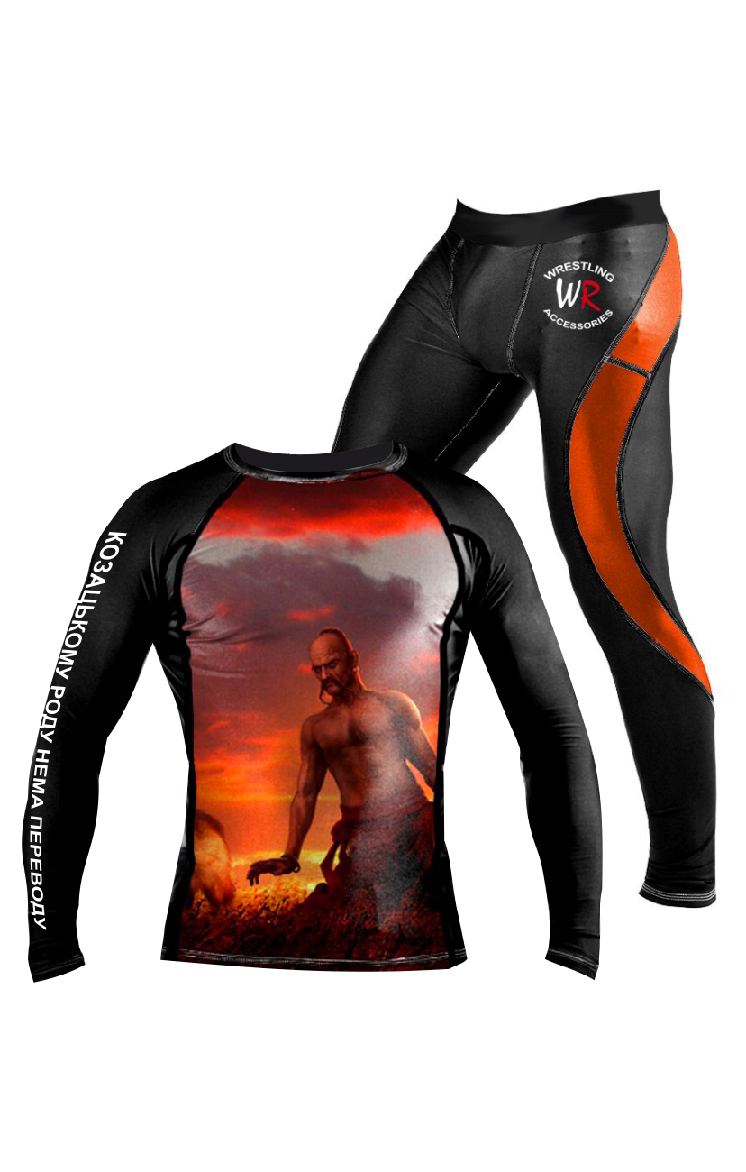 

Компрессионное белье WR Wrestling Accessories Казак 2XL Черный / Красный