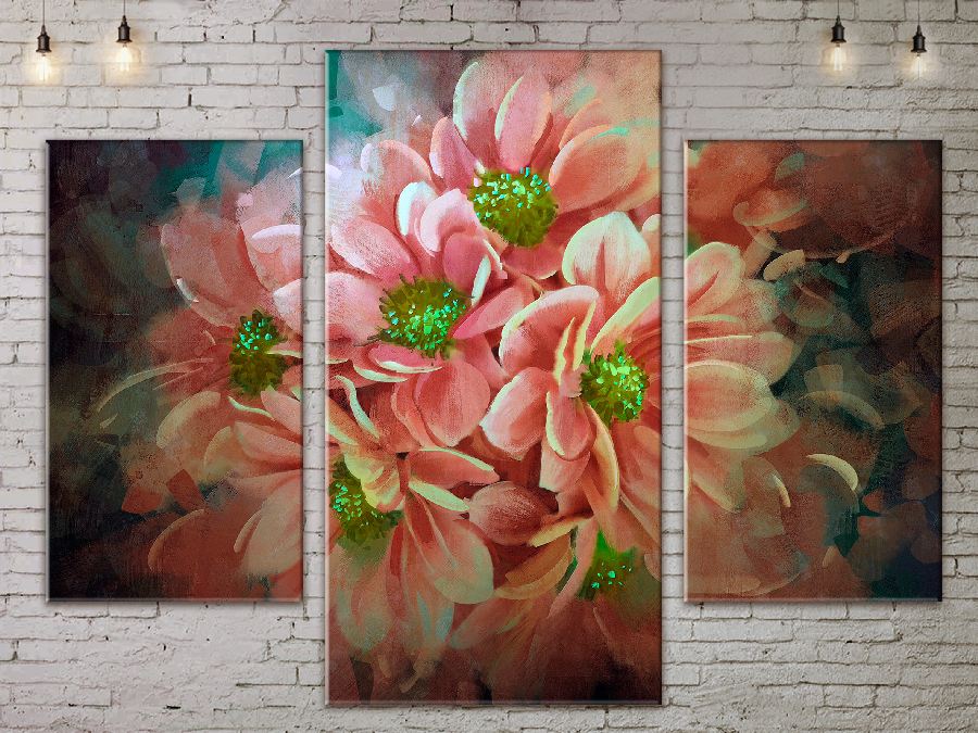 

Модульная картина ArtStar цветы ADFL0224 размер 95 х 120 см
