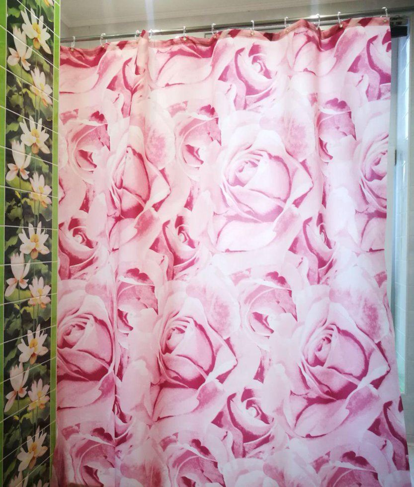 

Шторка для ванной Miranda ROSES MG6049 180х200 см