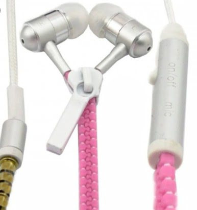 

Навушники вакуумні метал. Zipper Z-03 (гарнітура) pink+мікрофон в кор-ці