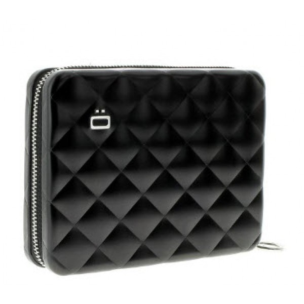 

Кошелек на молнии OGON Quilted Passport, черный