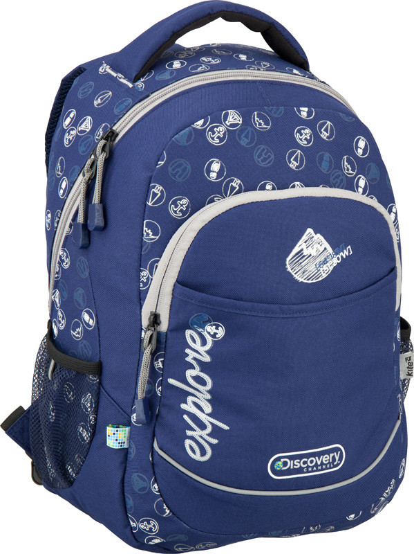 

Рюкзак школьный Kite 820 Disсovery DC16-820M Синий