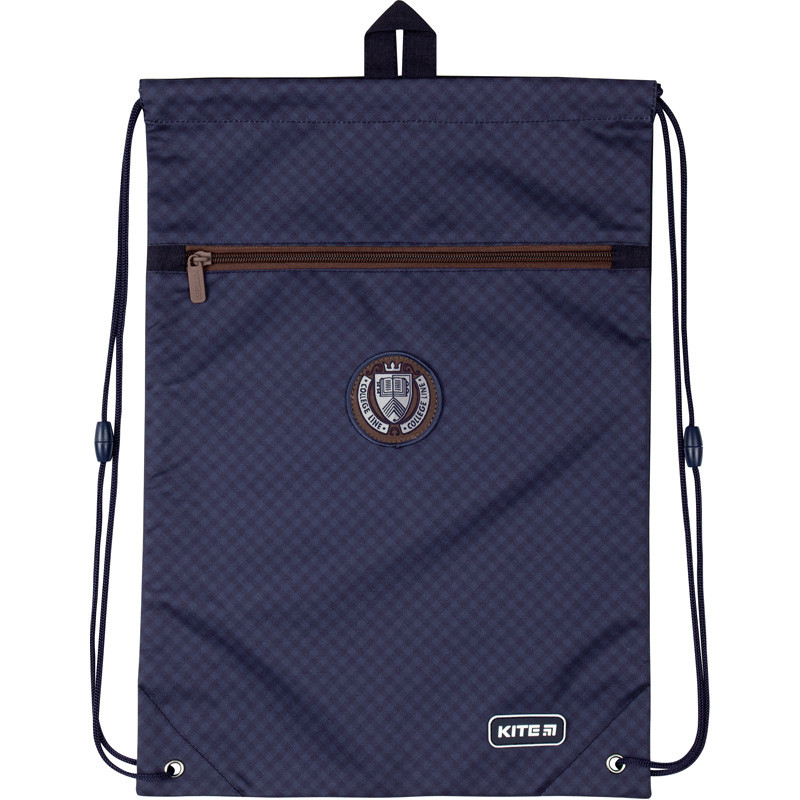 

Сумка для обуви с карманом Kite 601 College Line blue K20-601M-2 Синий