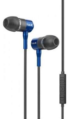 

Навушники вакуумні Havit HV-L670 blue/black+мікрофон