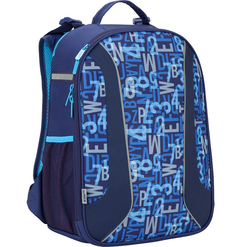 

Рюкзак школьный каркасный Kite 703 Alphabet К17-703М-3 Синий
