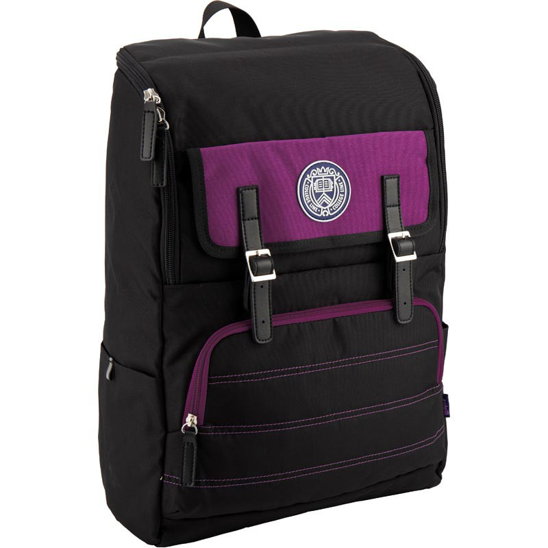 

Рюкзак подростковый Kite 850 College Line K18-850L-1 Черно-фиолетового