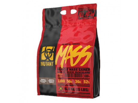 

Гейнеры Mutant MASS 6,8кг Вкус Тройной шоколад