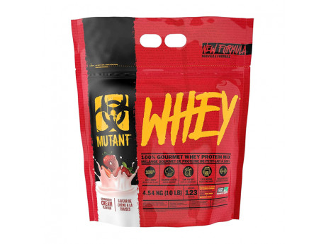 

Протеин Mutant WHEY 4.54кг Вкус Клубничный крем