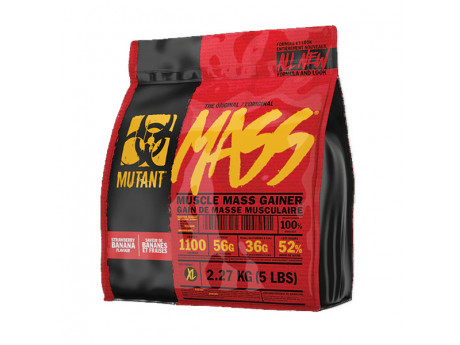 

Гейнеры Mutant MASS 2.27кг Вкус Клубника - Банан