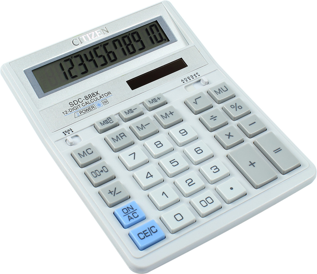 

Калькулятор "Citizen" №SDC-888XWH біл. (12-розряд.)