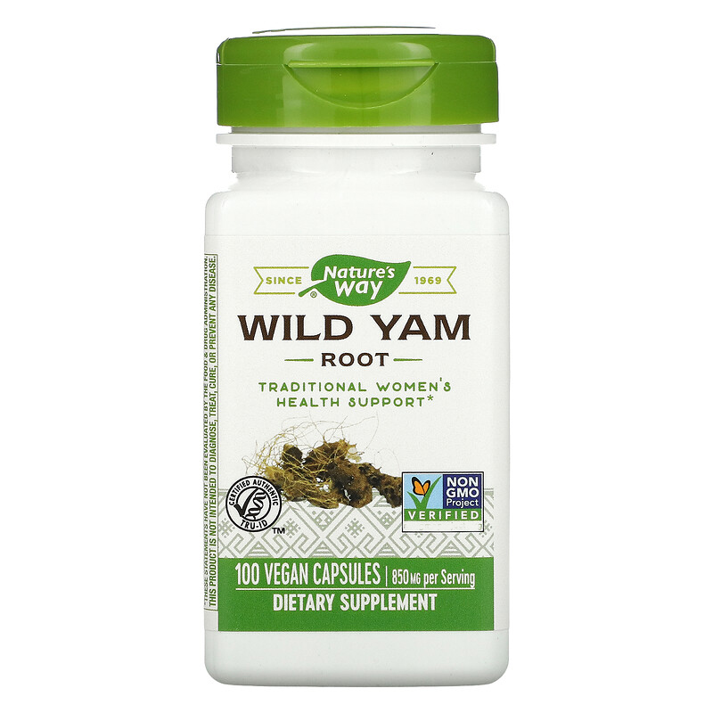 

Natures Way Wild Yam Root 100 капсул (4384304182)