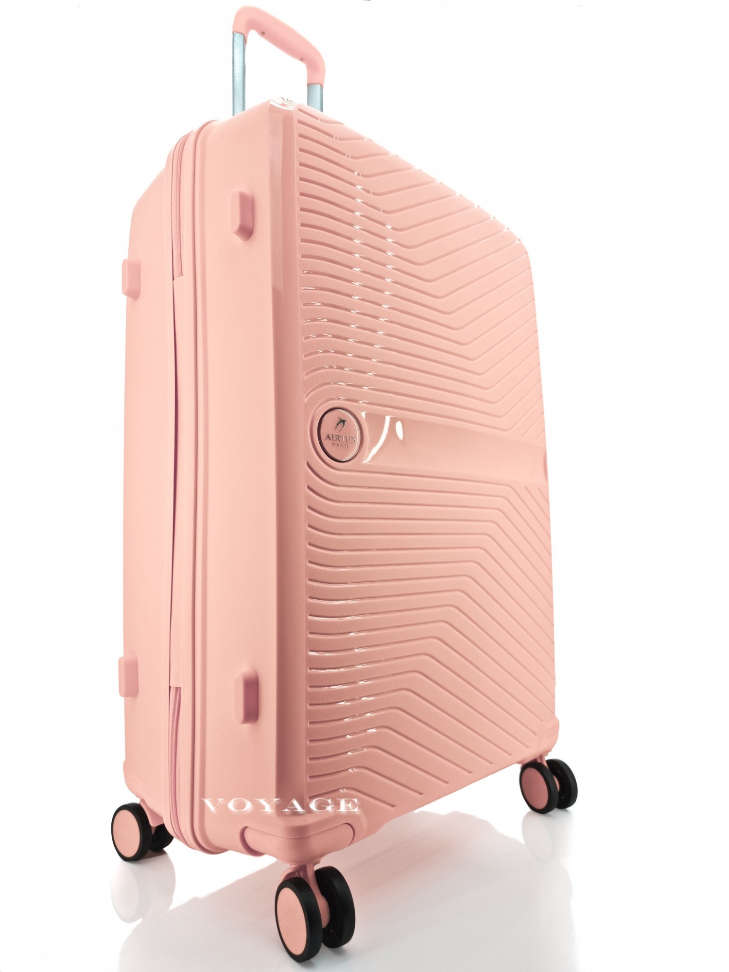 

Дорожный большой полипропиленовый чемодан Airtex 280 L Розовый