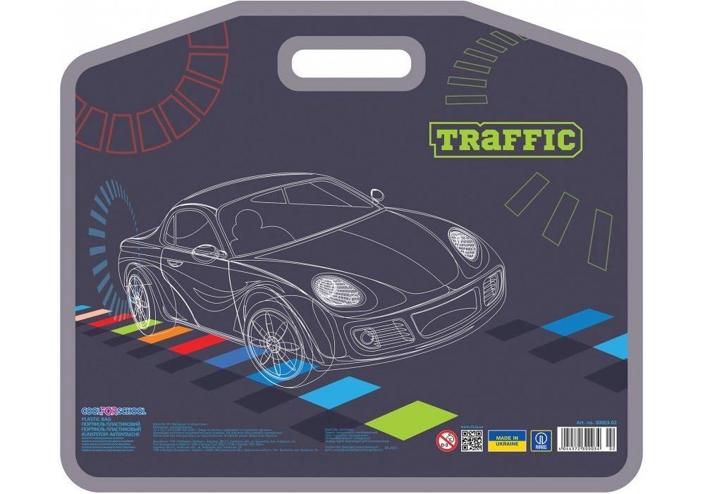 

Портфель "CoolForSchool" №CF30003-04 A3 пласт. на на липучці Traffic(20)