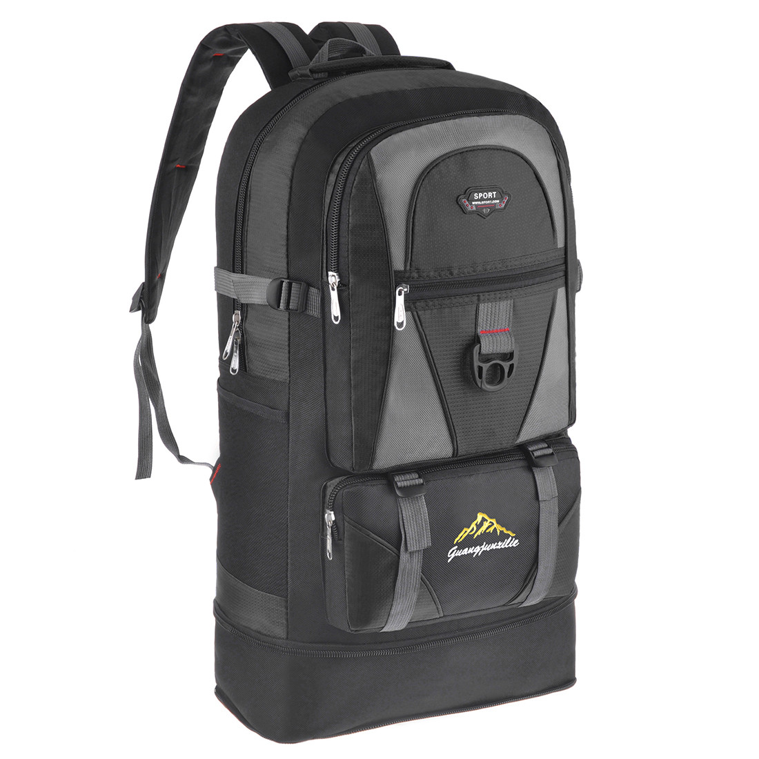 

Рюкзак-трансформер SPORT туристический 42+8 л 57(+11) х40х18 ткань Оксфорд цвет серый ксД1019сер