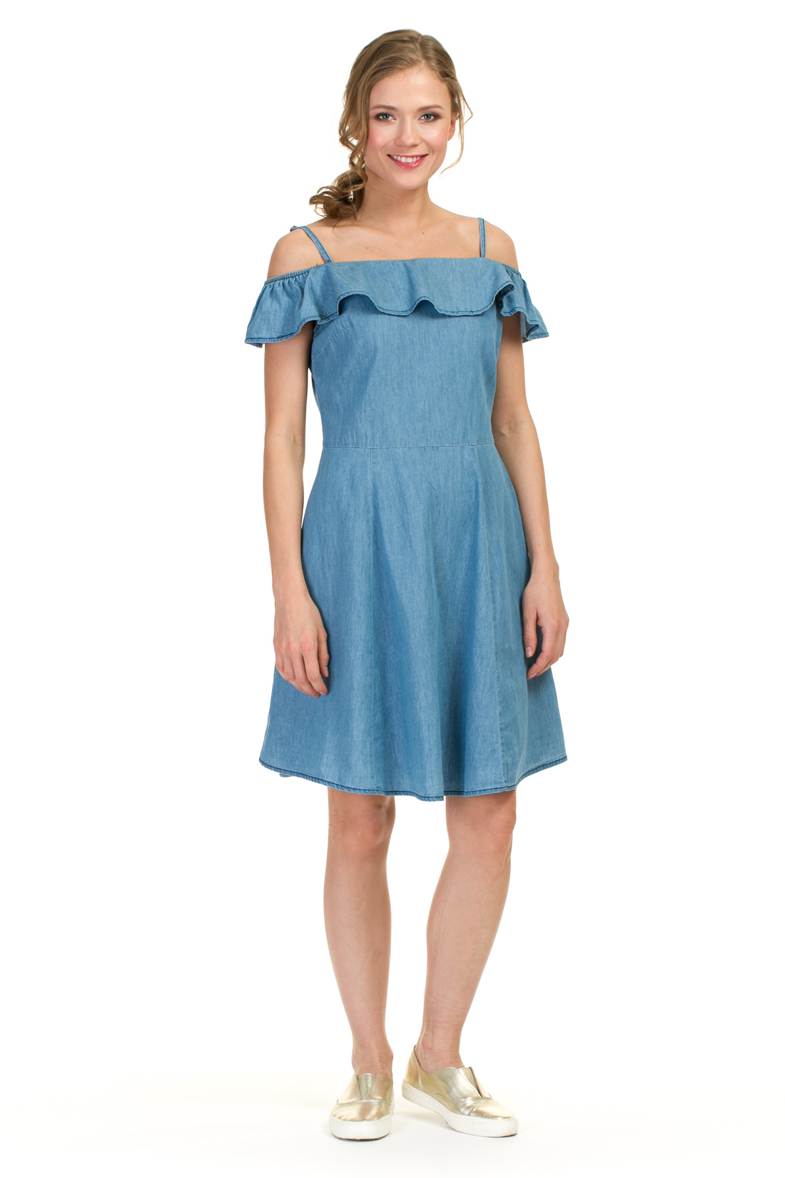 

сарафан BAON B467017 XS BLUE DENIM 4690291549300