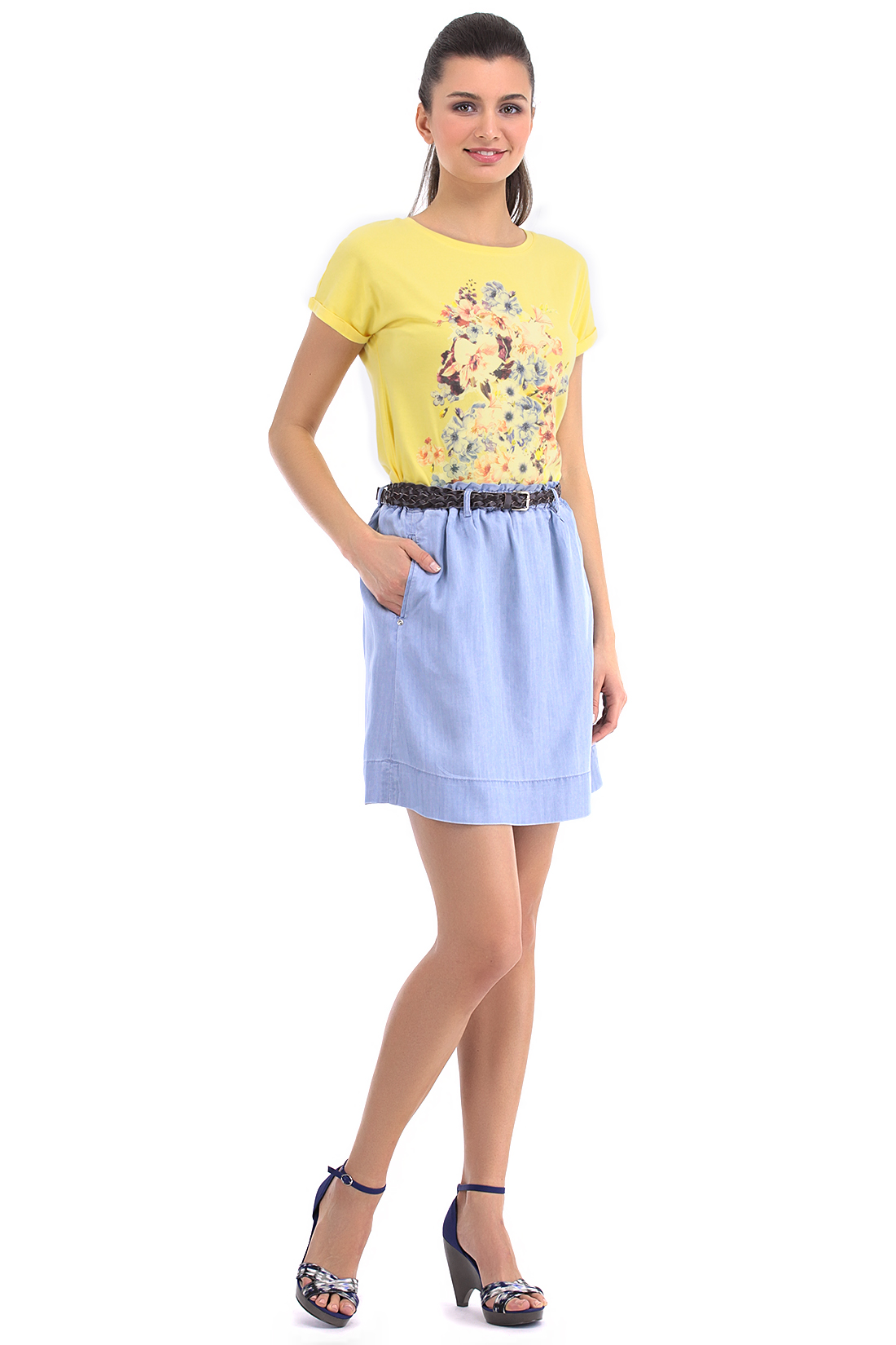 

юбка BAON B475027 XXL LIGHT BLUE DENIM 4690291288346