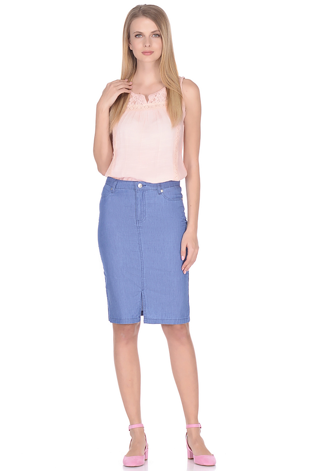 

юбка BAON B478022 XS BLUE DENIM 4690291704013