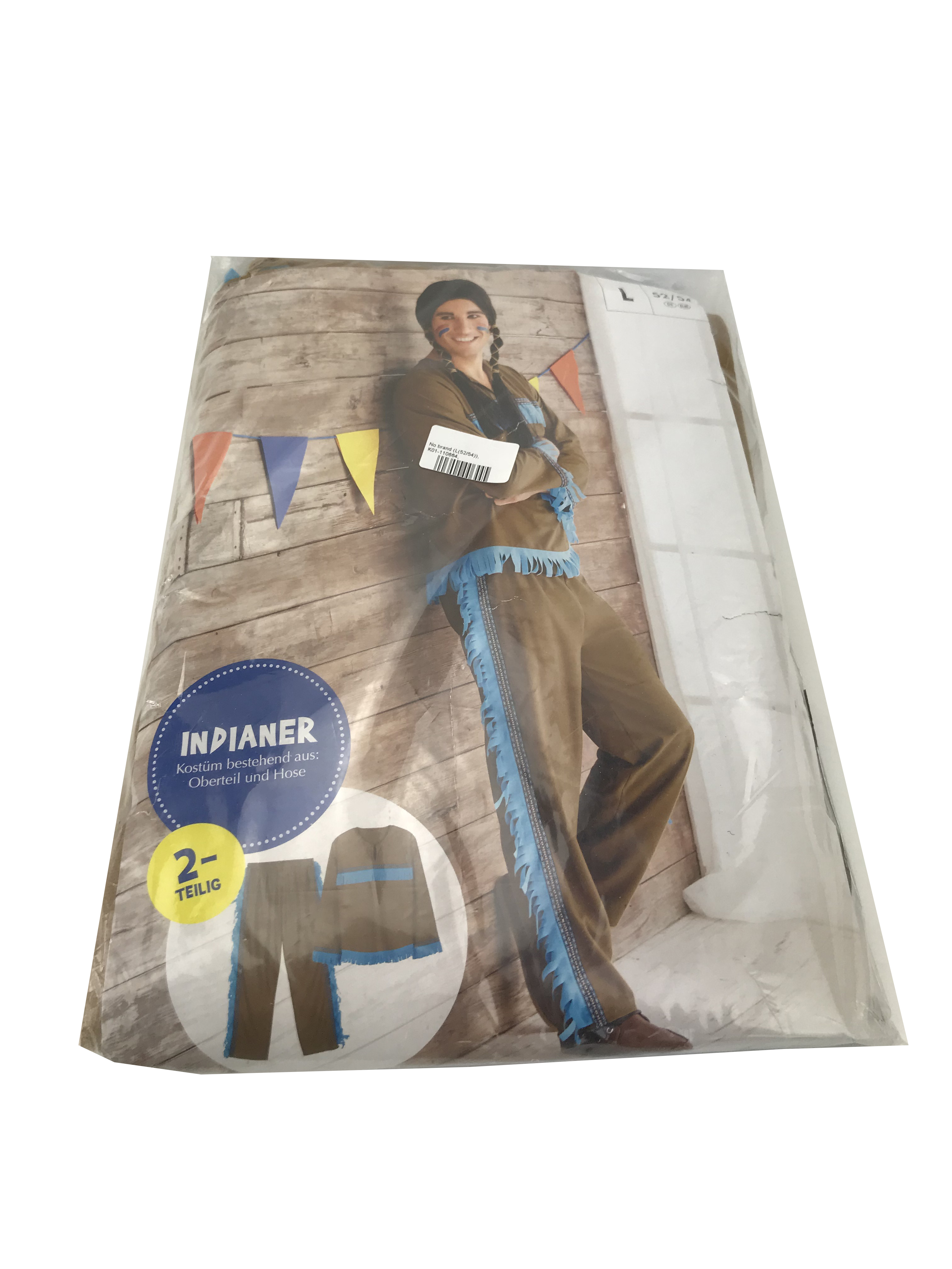 

Костюм индейца Lidl L(52/54) коричневый-голубой K01-110664