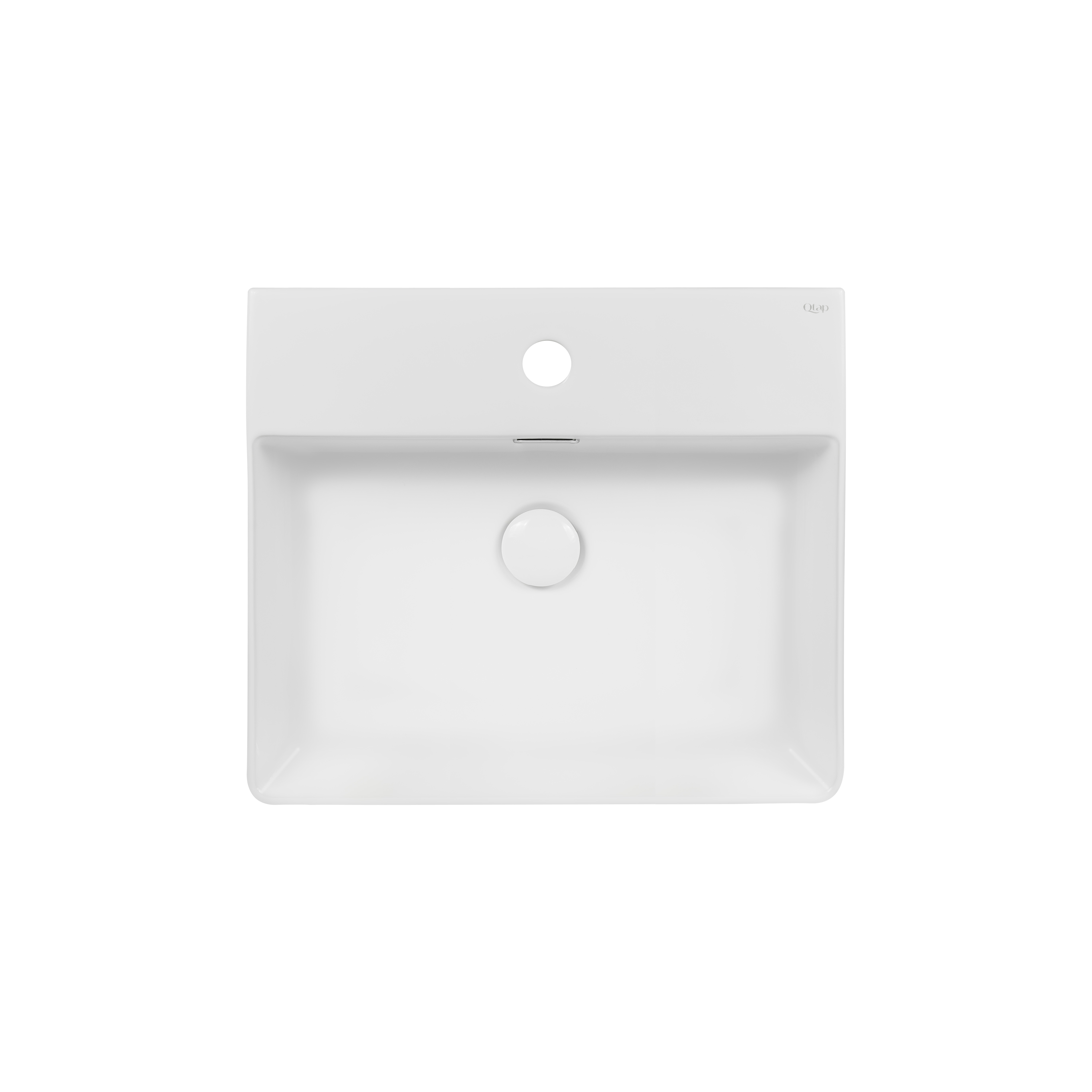 

Раковина Qtap Nando C 500х420х125 White с донным клапаном QT12117050CW