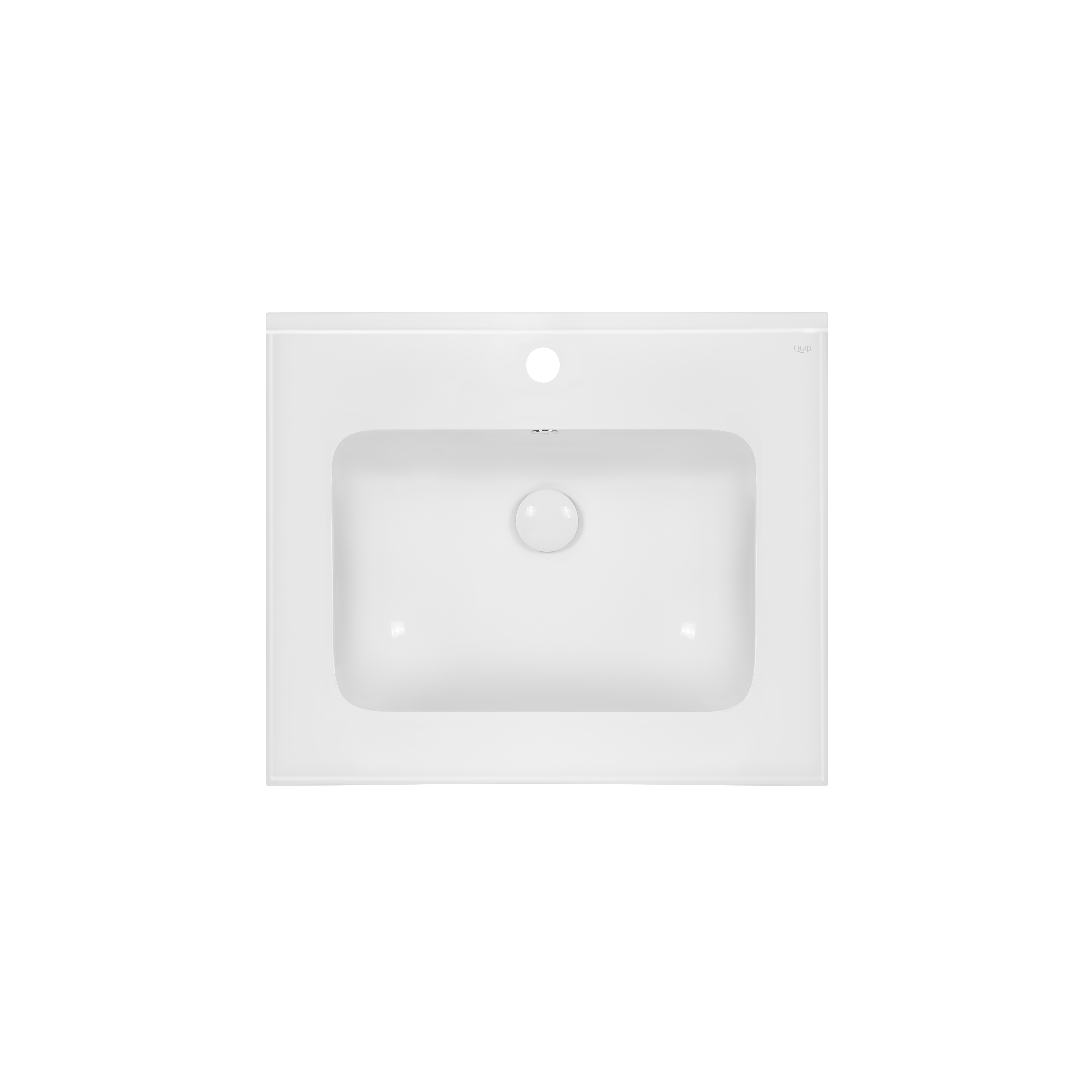

Раковина Qtap Albatross E49 600х490х200 White с донным клапаном QT01119060E49W
