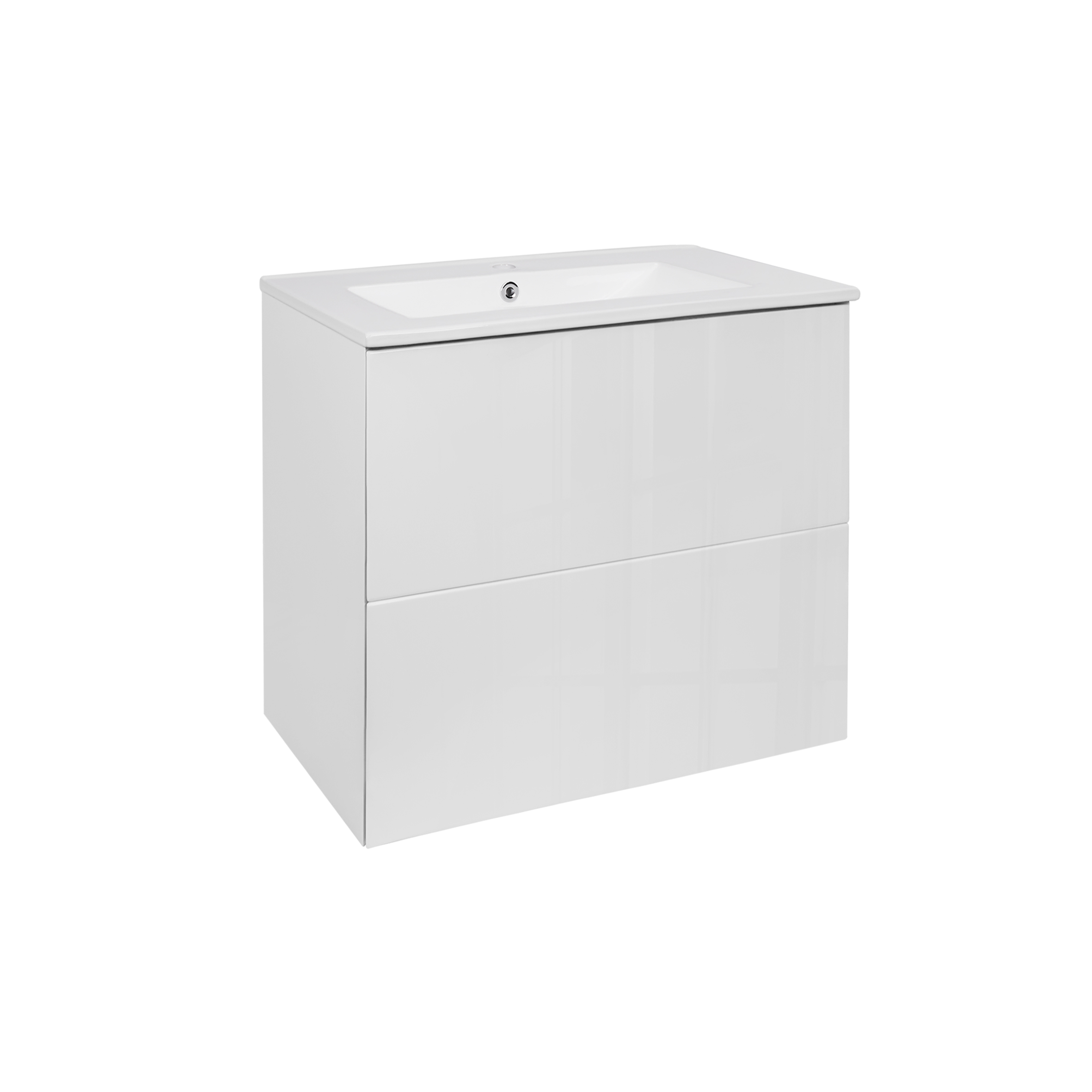 

Комплект Qtap Tern 600х580х437 White тумба подвесная + раковина врезная QT1772TPL6013060CW