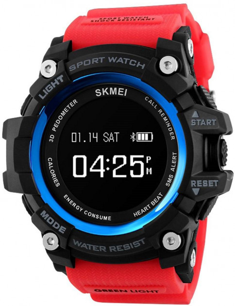 

Мужские часы Skmei 1188 Smart Watch Red and Black 5 bar (3993)