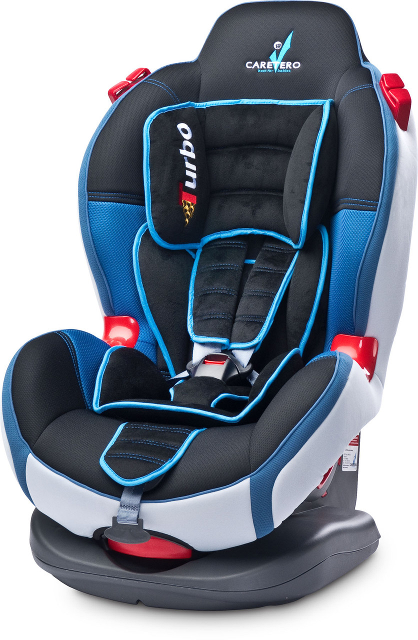 

Автокресло Caretero Sport Turbo Navy группа 1-2 (9-25 кг) с регулировкой спинки, 5 позиций + боковая защита