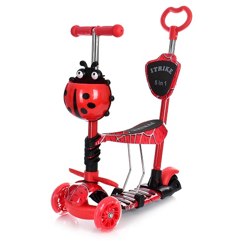 

Самокат iTrike MAXI JR 3-058-I-WP16 красный