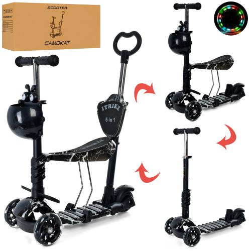 

Самокат iTrike MAXI JR 3-058-I-WP10 черный