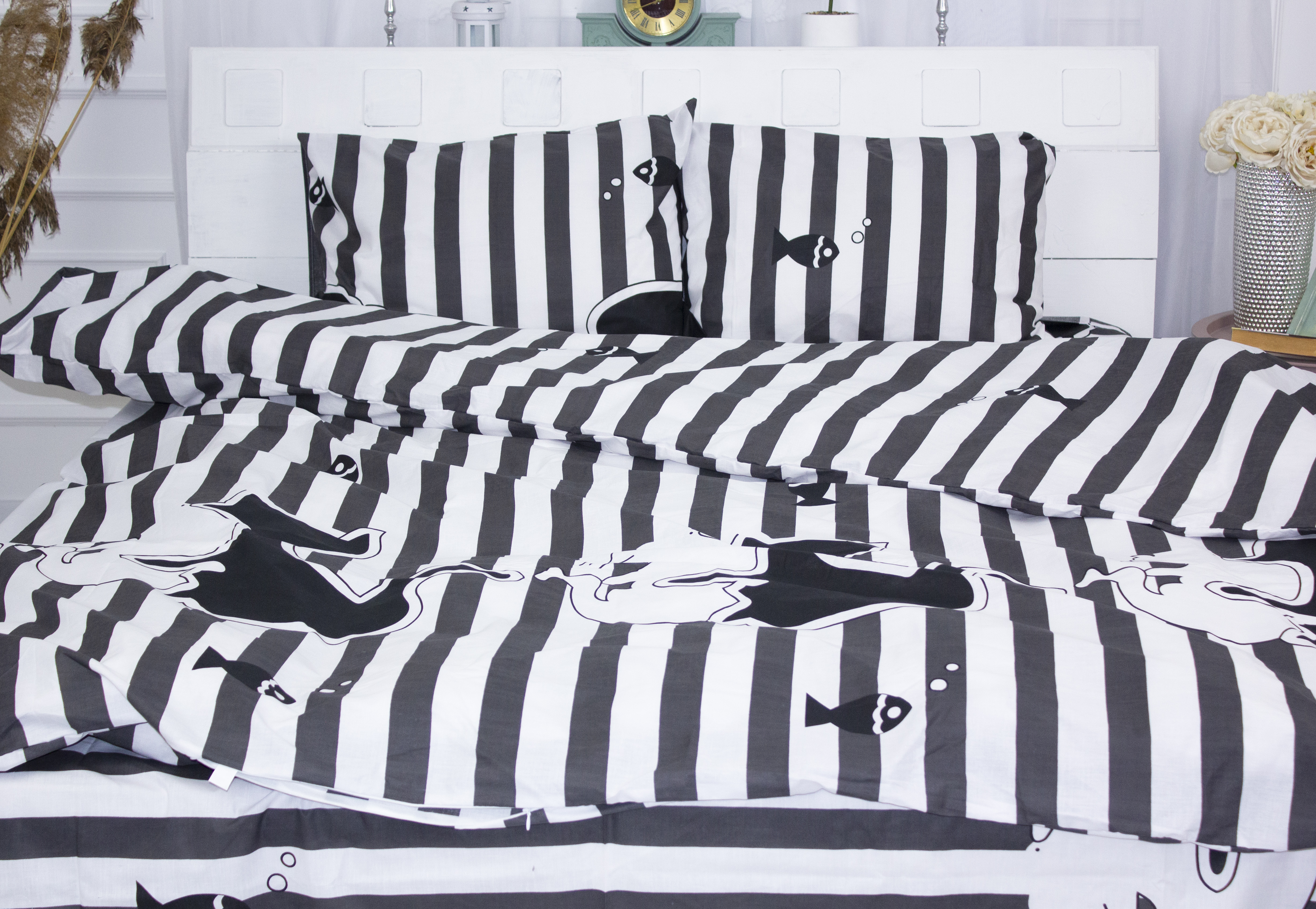 

Пододеяльник MirSon Ranforce Elite 17-0474 Spring cats 143x210 см