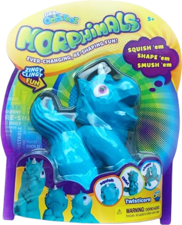 

Игрушка-тянучка Orb Morphimals Бесконечная трансформация Голубой единорог (ORB40524-4)