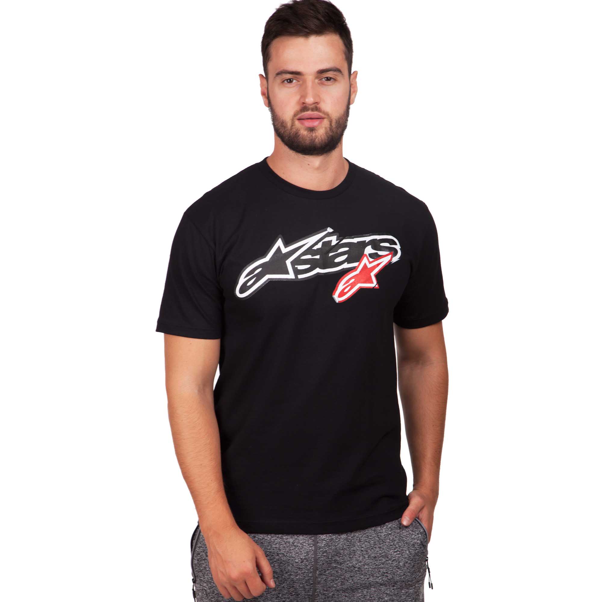 

Футболка спортивная мужская ALPINESTARS STUCK CO-4489 /2 размер S 42-44 черный