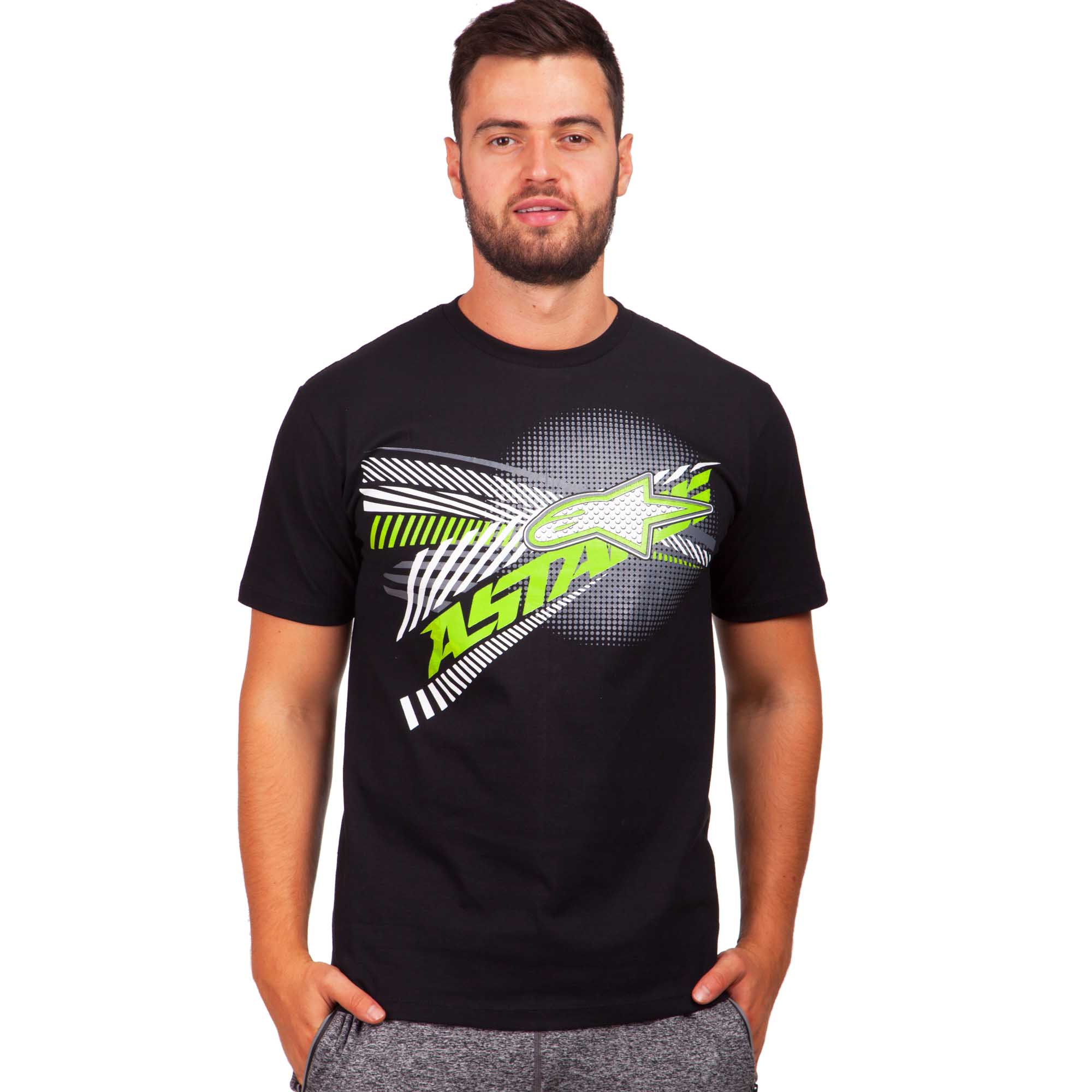 

Футболка спортивная мужская ALPINESTARS TPR CLASSIC CO-4478 размер XL 52-54 черный