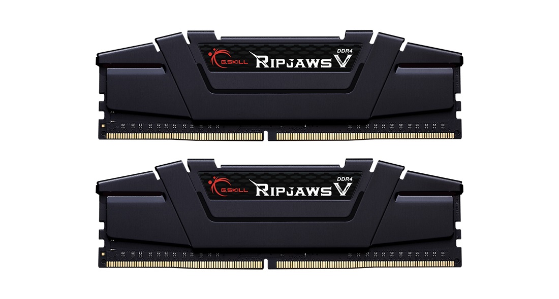 

Модуль памяти DDR4 2x32GB/2666 G.Skill Ripjaws V Black (F4-2666C18D-64GVK)