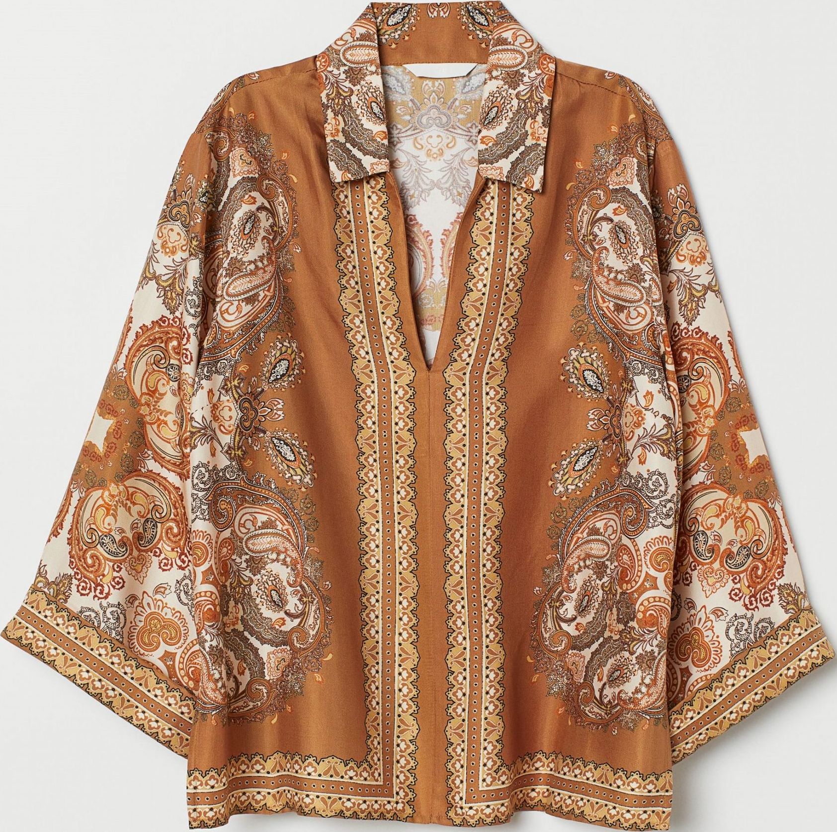

Блузка H&M 7500659 36 Коричневая
