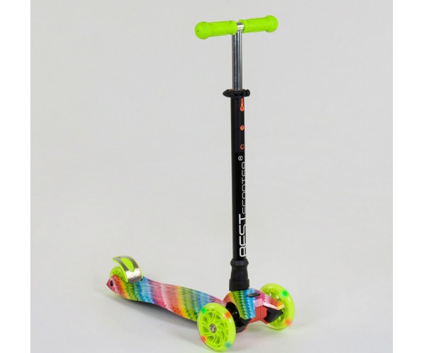 

Самокат Best Scooter Maxi Graffiti 1335 New зеленый