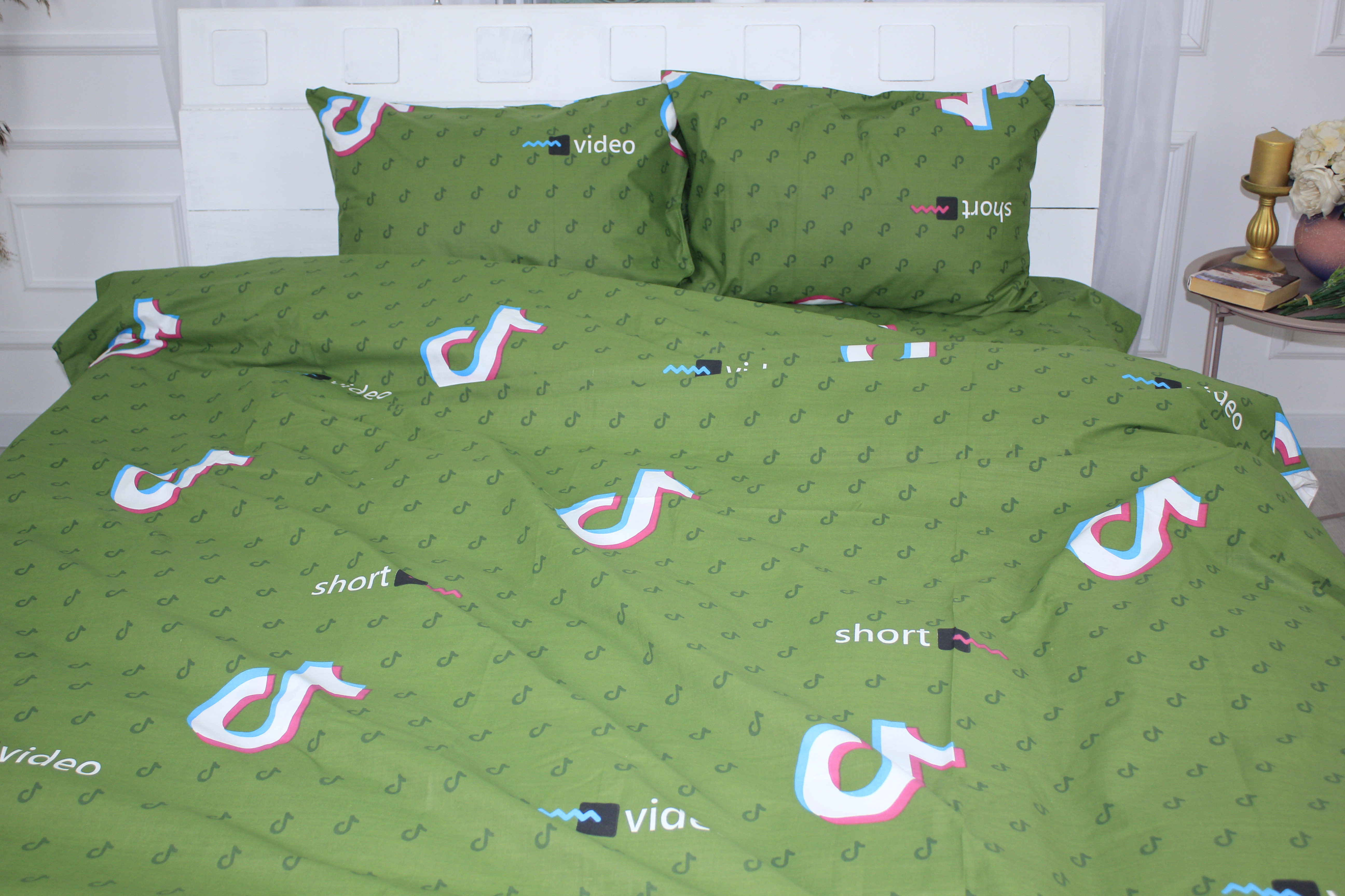 

Пододеяльник MirSon Бязь Ranforce Elite 17-0399 TikTok Green 160x220 см