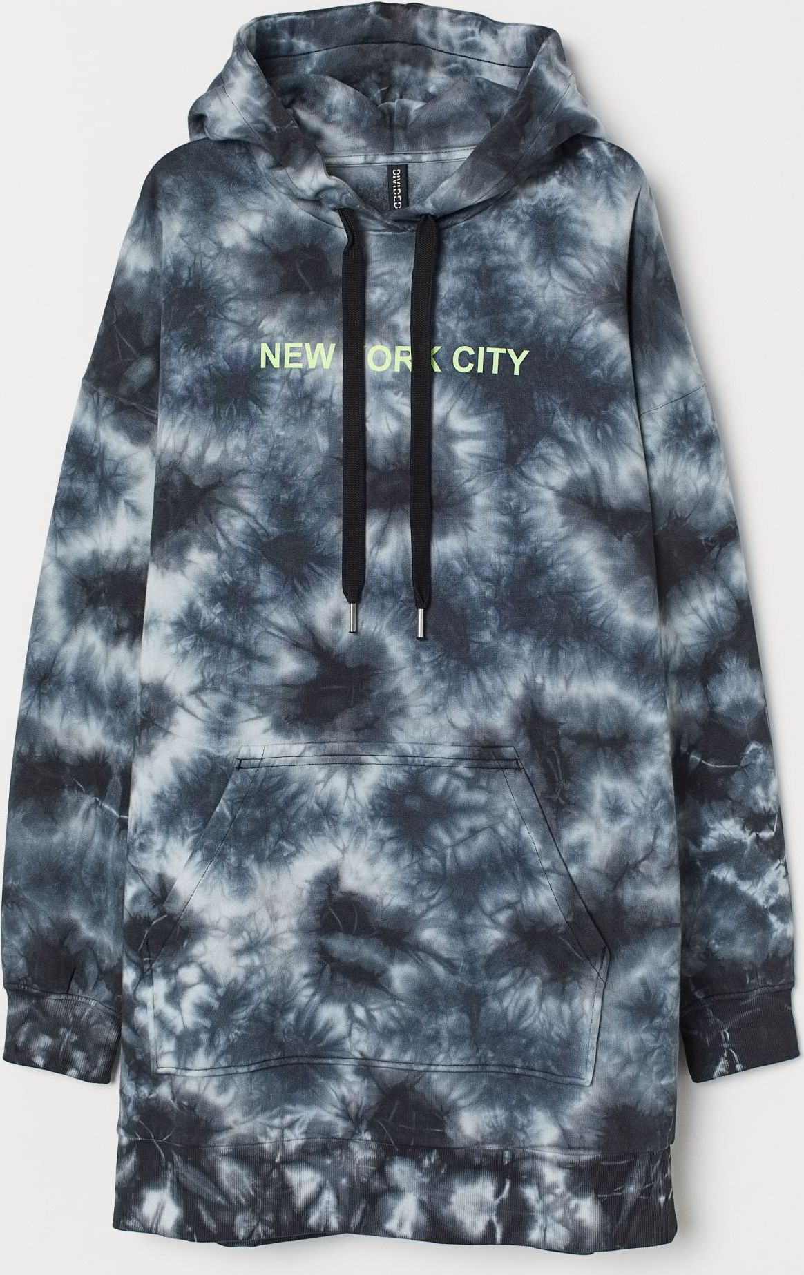 

Худи H&M 2412-7472040 XS Черно-серое