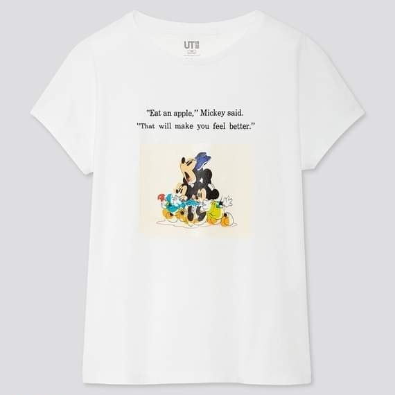 

Футболка Uniqlo DISNEY MICKEY 5-6 лет рост 110-116 белая (423706)