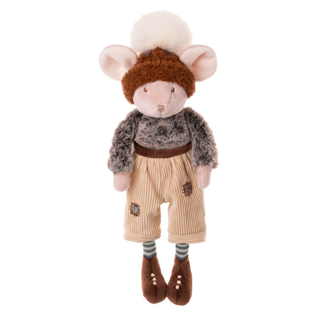 

Игрушка мягкая Bukowski Design мышь Winter Henry 40 см в шапке