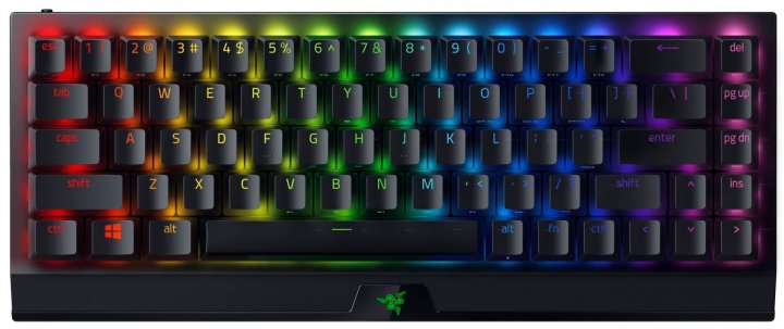 

Клавиатура Razer BlackWidow V3 Mini HyperSpeed Green Phantom Ed. WL/BT/USB US RGB, Black (RZ03-03892000-R3M1)