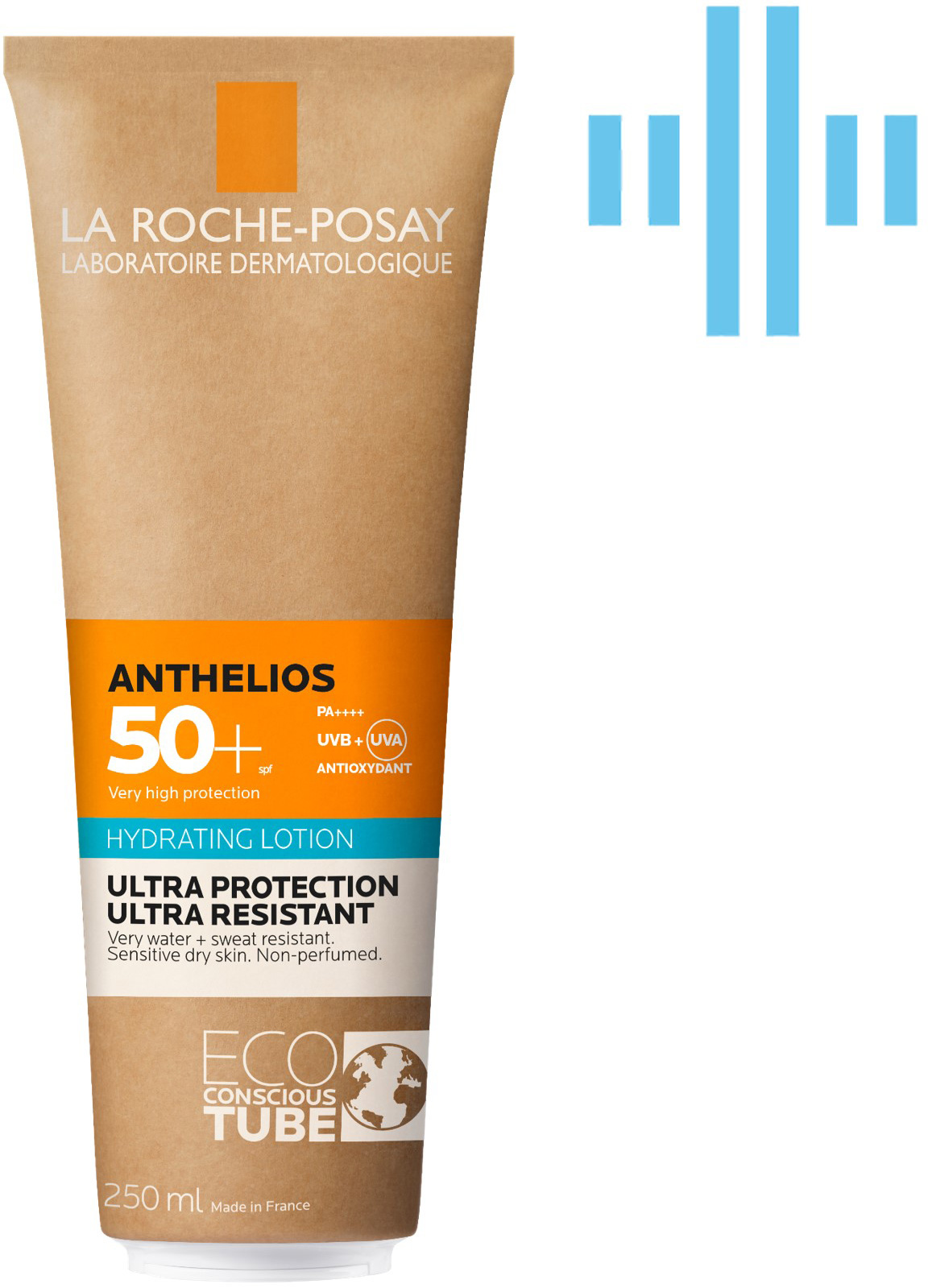 Акція на Солнцезащитный увлажняющий лосьон для кожи лица и тела La Roche-Posay Anthelios Hydrating Lotion с очень высокой степенью защиты SPF50 + 250 мл (3337875761123) від Rozetka UA